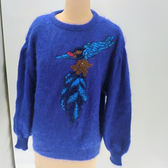Escada By SRB Pullover Mohair Sweater Womens Size 42 Made In Germany - Picture 5 of 14